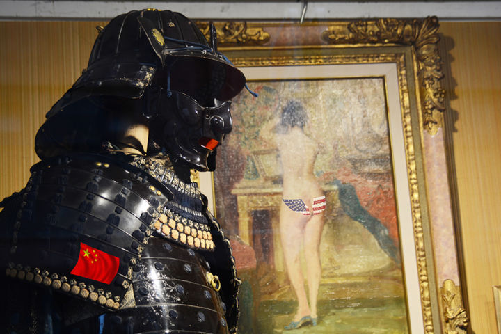 Photographie intitulée "war 004" par Emmanuel Jahan, Œuvre d'art originale, Photographie manipulée