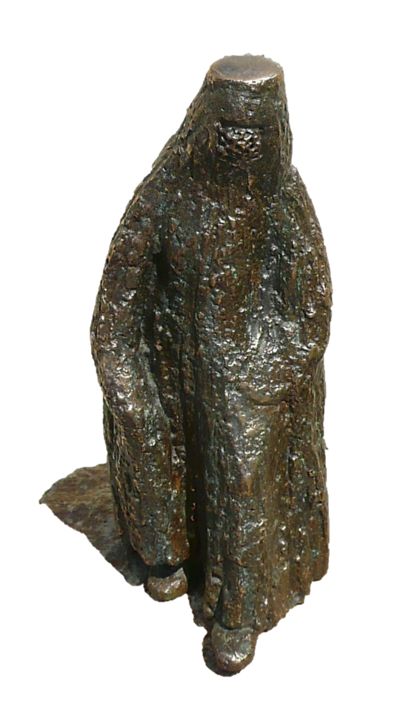Sculpture intitulée "AFGHANE" par Emmanuelle Vroelant, Œuvre d'art originale, Bronze
