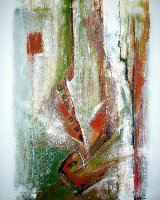 Peinture intitulée "VERTIGE" par Eliana Moreira, Œuvre d'art originale, Huile