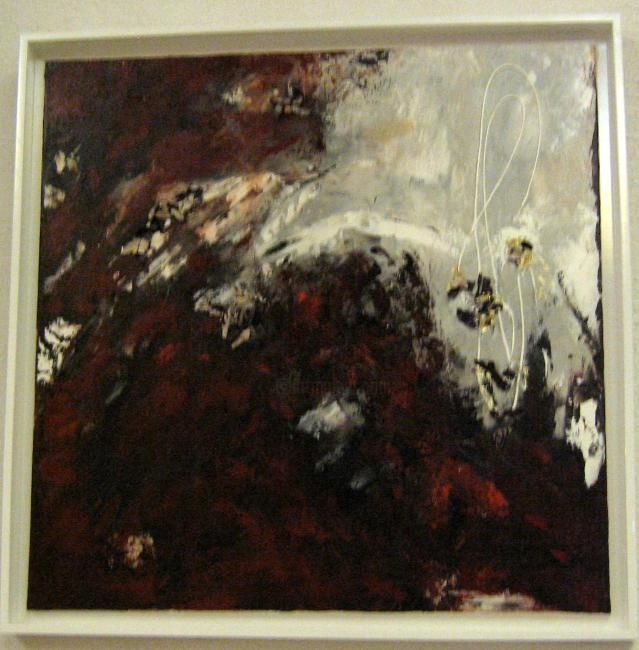 Peinture intitulée "CHOCOLAT ANT JEWERLY" par Emotion, Œuvre d'art originale, Huile