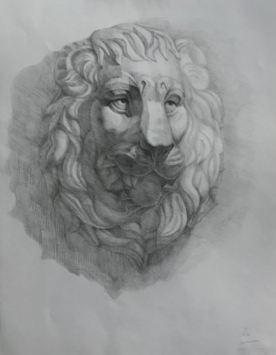 маска льва рисунок