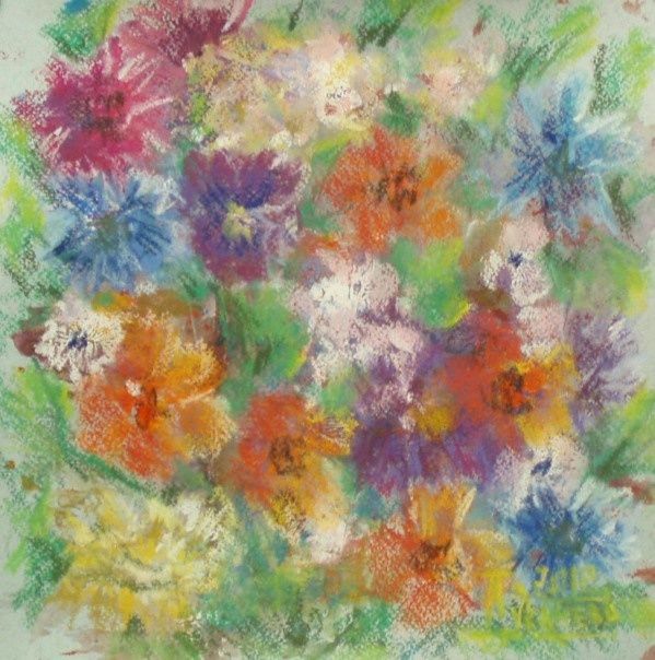 Drawing titled "Scent of Summer (3)" by Larissa Lukaneva, Original Artwork, Other