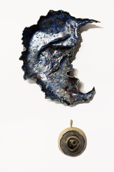 雕塑 标题为“hole ears” 由Enes Kılıç, 原创艺术品, 陶瓷