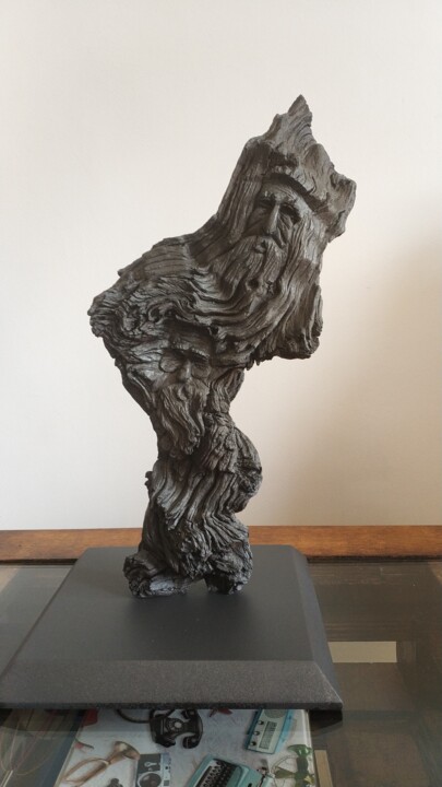 Sculpture titled "Barbol" by Enric Alonso Masana, Original Artwork, Wood