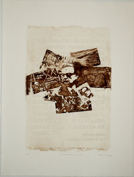 Отпечатки и Гравюры под названием "Momentos Memorables" - Enrique Stuardo, Подлинное произведение искусства, гравюра
