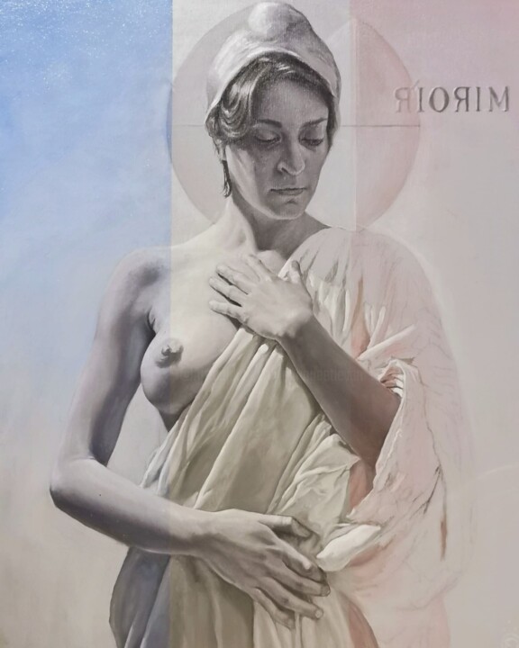 Картина под названием "miroir" - Enrique Etievan, Подлинное произведение искусства, Масло