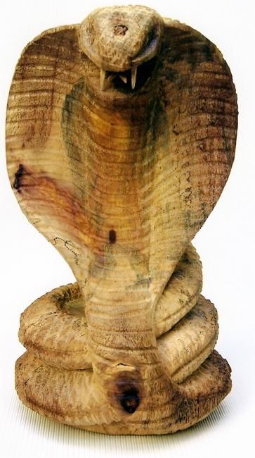 Escultura intitulada "naja" por Kin, Obras de arte originais,