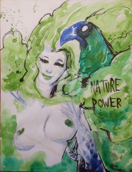 Incisioni, stampe intitolato "Nature-Power" da Enzo Furfaro, Opera d'arte originale, Acquaforte