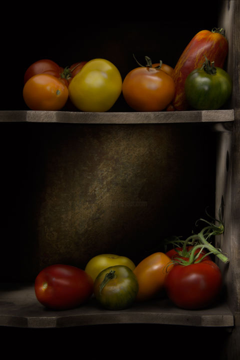 Fotografía titulada "Tomates" por Enzo Caraballo, Obra de arte original, Fotografía digital
