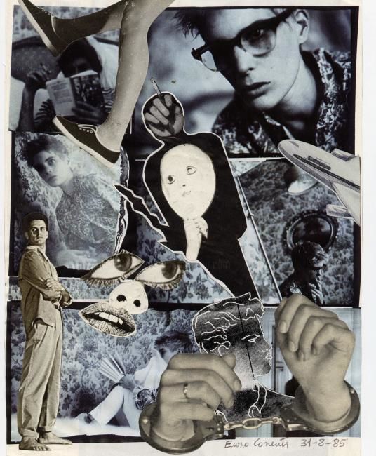 Collages intitolato "RiTRaTTi DeLLa MeMo…" da Enzo Correnti, Opera d'arte originale