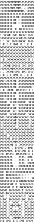 Arts numériques intitulée "Arecibo message text" par Equal Page, Œuvre d'art originale, Image générée par l'IA