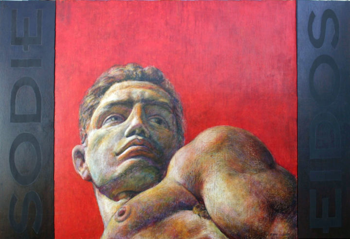 Malerei mit dem Titel "Eidos" von Equipquart, Original-Kunstwerk, Acryl