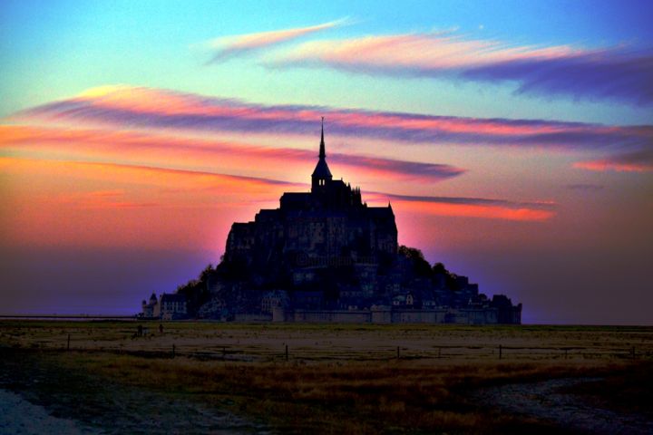 Photography titled "Mont-Saint-Michel i…" by Dirk Dahlmann, Original Artwork, Digital Photography