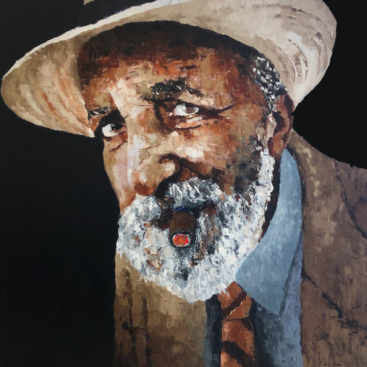 Картина под названием "Cuba" - Erdna Andre, Подлинное произведение искусства, Масло