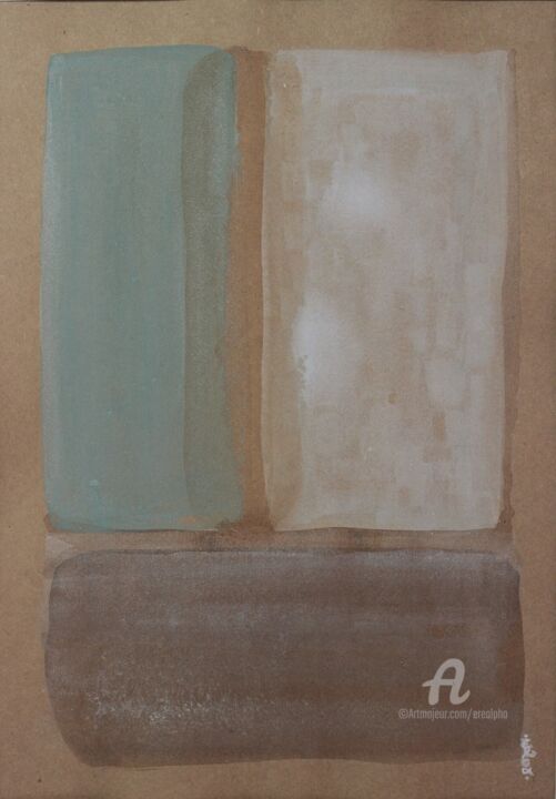 Pintura intitulada "Abstract #2 softly" por Erealpha, Obras de arte originais, Acrílico