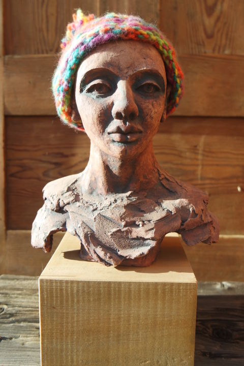 Skulptur mit dem Titel "Annika" von Erebos, Original-Kunstwerk