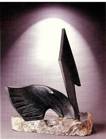 Sculpture titled "Hawk By Erella Guri…" by Erella Gurion, Original Artwork