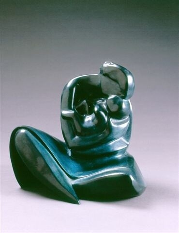 Скульптура под названием "Motherhood by Erell…" - Erella Gurion, Подлинное произведение искусства