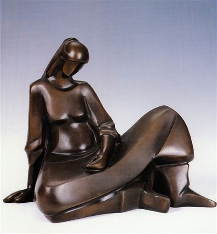 Skulptur mit dem Titel "Ruth The Moabith by…" von Erella Gurion, Original-Kunstwerk