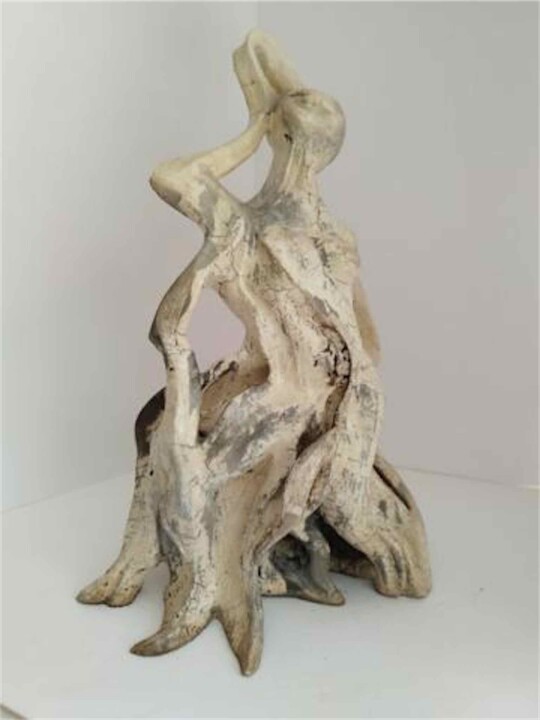 Escultura intitulada "Poterie 11" por Eric Bouquet, Obras de arte originais, Aço inoxidável