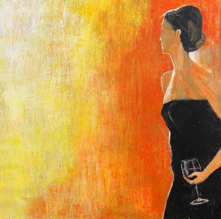 Картина под названием "Entrer dans la lumi…" - Eric Bourse, Подлинное произведение искусства