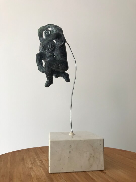 Sculpture titled "Serpentinlove" by Eric Garnier, Original Artwork, Stone