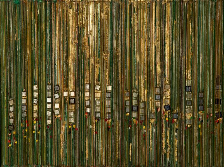 Pittura intitolato "Street Addresses" da Eric Goldstein, Opera d'arte originale, Acrilico