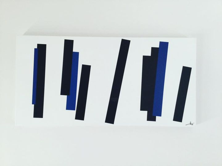 绘画 标题为“Composition abstrai…” 由Eric Krautwasser, 原创艺术品, 丙烯