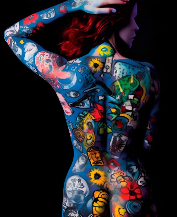 Фотография под названием "#24 - Your Body Is…" - Eric Lespinasse, Подлинное произведение искусства, Цифровая фотография Уста…