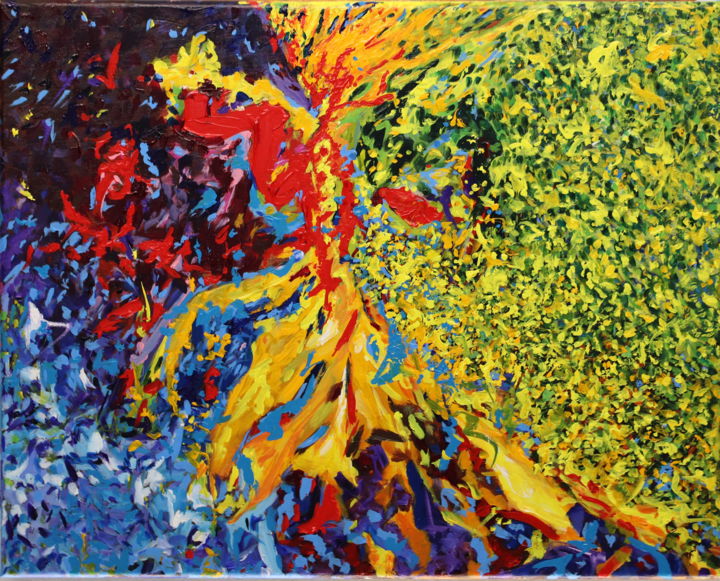Peinture intitulée "À l'impossible nul…" par Eric Lp Boily (Boil), Œuvre d'art originale, Acrylique