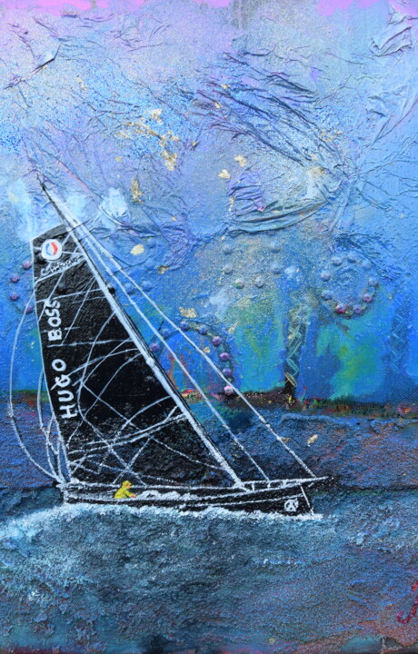 Картина под названием "ICEBERG" - Eric Morin, Подлинное произведение искусства, Акрил
