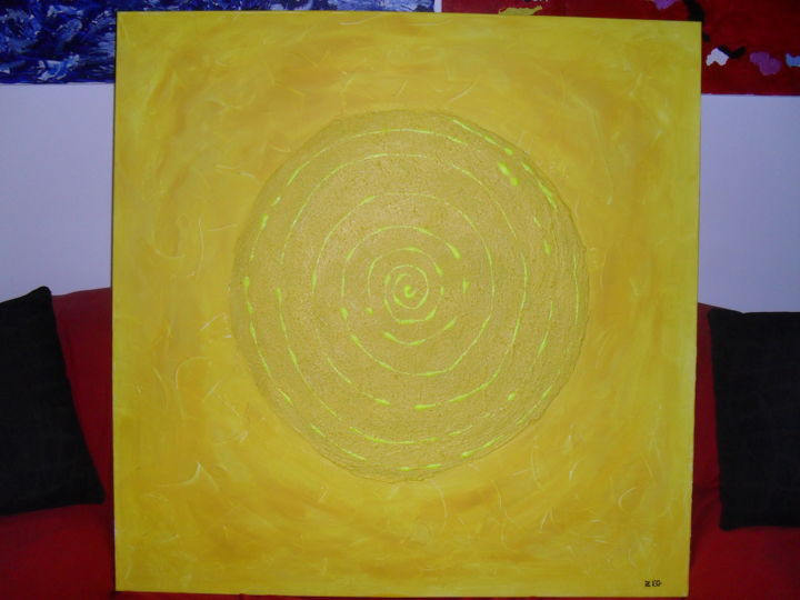 Painting titled "spirale" by Zeg, Original Artwork, Acrylic