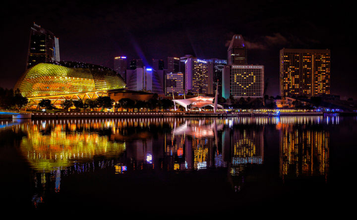 Fotografia intitolato "SINGAPORE" da Eric Zhang, Opera d'arte originale, Fotografia digitale