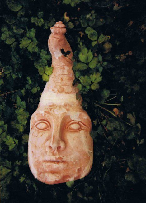 "Il guardiano" başlıklı Heykel Erica Del Ponte tarafından, Orijinal sanat, Terracotta