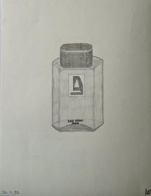 Dessin intitulée "parfum pour Homme" par Eric Altmeyer, Œuvre d'art originale