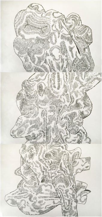 Drawing,  38.6x18.1 in 