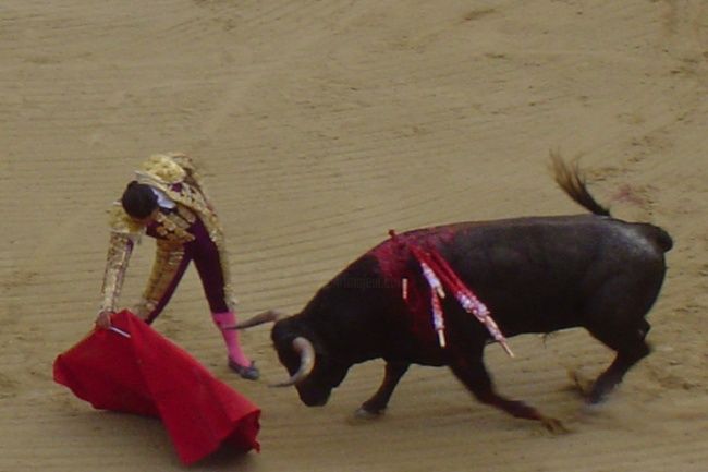 Fotografia intitulada "confrontación" por Eric Quiñones, Obras de arte originais