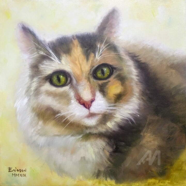 Pintura intitulada "Eva, the original c…" por Ericson, Obras de arte originais, Óleo