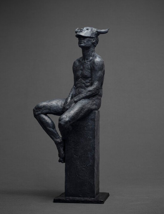 Sculpture titled "Apis" by Erik Ebeling, Original Artwork, Clay