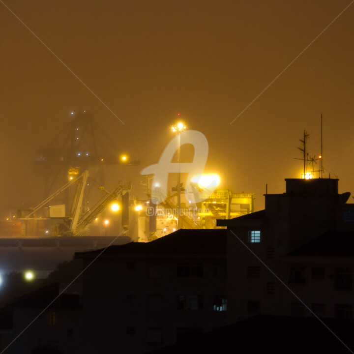 Fotografia intitulada "Porto de Santos - S…" por Erika Martins, Obras de arte originais