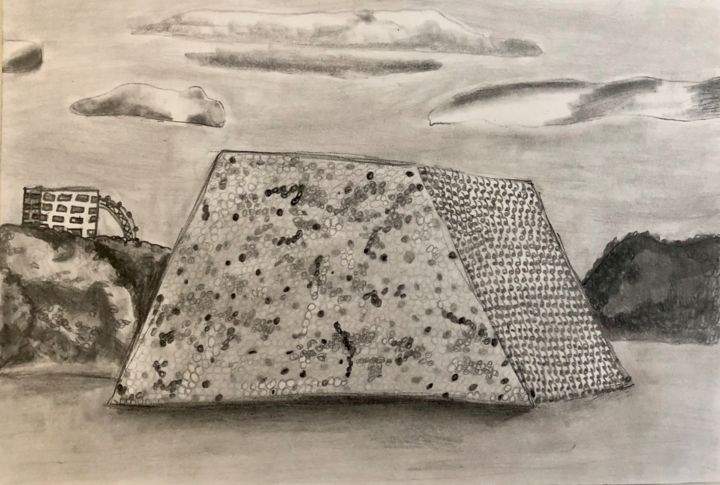 Drawing titled "Student, 10 years o…" by Eb, Original Art,