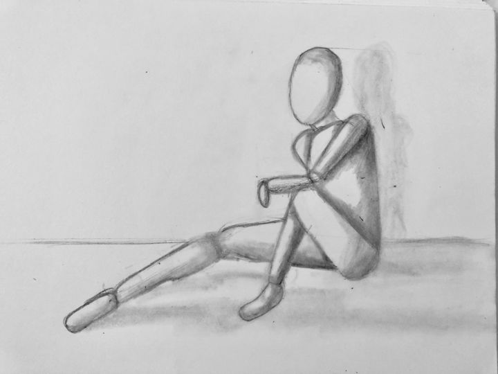 Drawing titled "Student,10 years ol…" by Eb, Original Artwork
