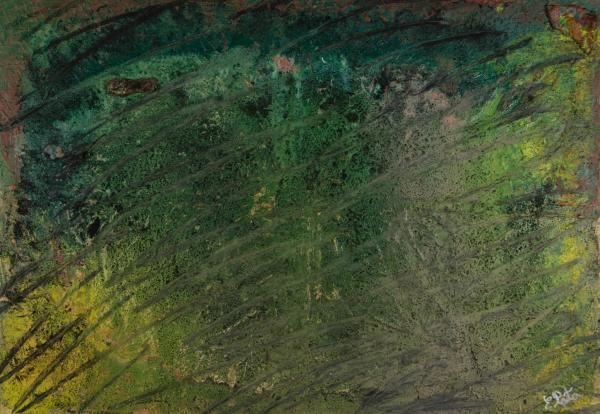 Pittura intitolato "lost earth" da Erionart, Opera d'arte originale, Acrilico