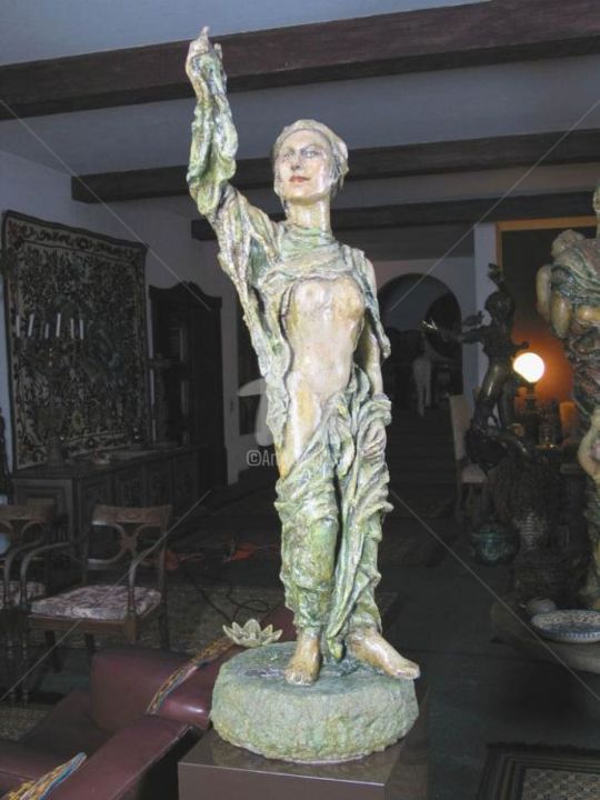 Sculptuur getiteld "liberdade2.jpg" door Erna Antunes - ( Erna Y ), Origineel Kunstwerk