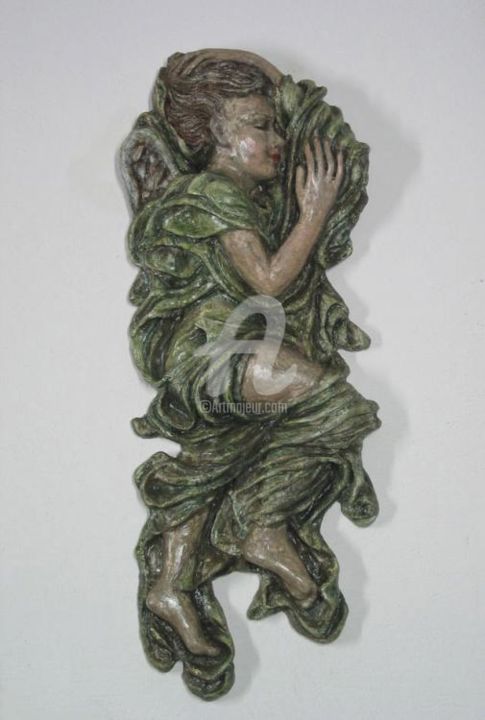 Sculpture intitulée "Angel" par Erna Antunes - ( Erna Y ), Œuvre d'art originale