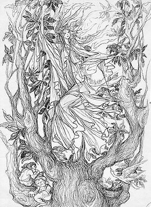 Desenho intitulada "Ink for illustration" por Erna Antunes - ( Erna Y ), Obras de arte originais