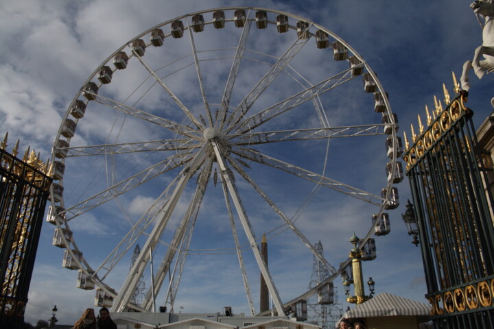 Photography titled "grande roue 5" by Ernest Tosetti, Original Artwork, Digital Photography