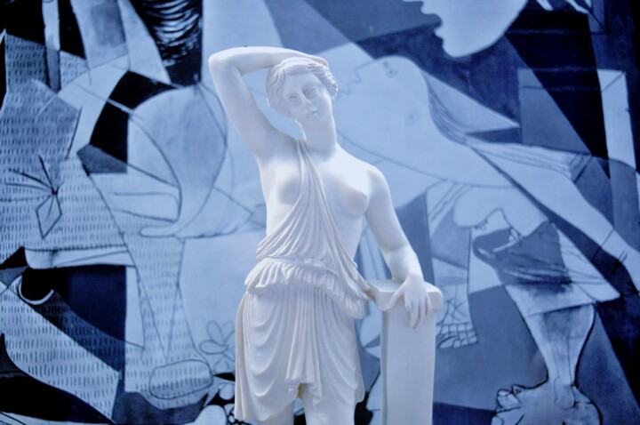 Fotografia intitulada "Aphrodite et guerni…" por Ernest Tosetti, Obras de arte originais, Fotografia digital