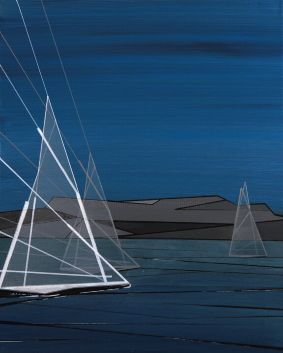 "Ahoy" başlıklı Tablo Ernst Kruijff tarafından, Orijinal sanat, Akrilik