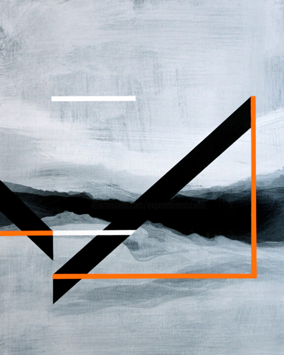 Pintura titulada "Abstract_211" por Ernst Kruijff, Obra de arte original, Acrílico